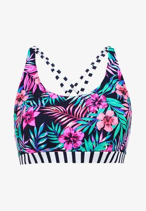 Venice Beach, BUSTIER - Bikini-Top - navy flower print