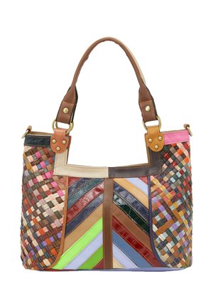 Handbag - brown multicolor