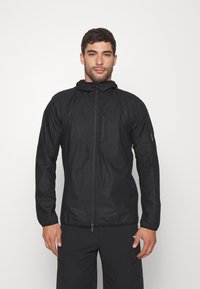 icebreaker - MERINO SHELL+COTTON WINDBREAKER - Windbreaker - BLACK Thumbnail Image 1
