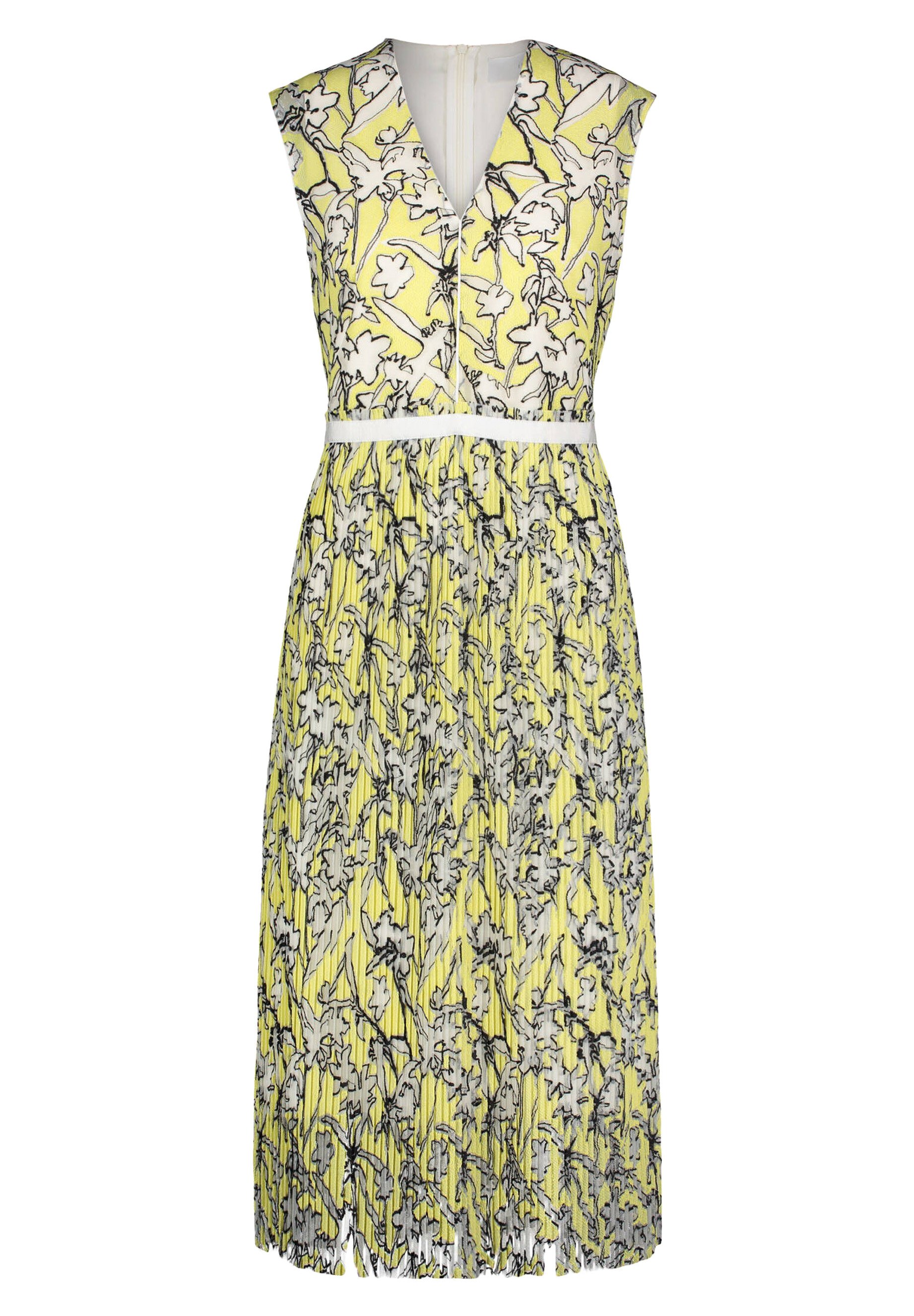 Boss Boss Damen Kleid Damune Freizeitkleid Vanille 30 Gelb Zalando At