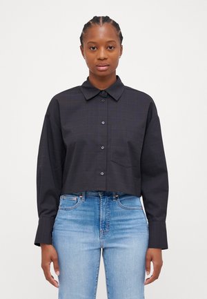 ONLNIARA CHECK SHORT SHIRT  - Overhemdblouse - black