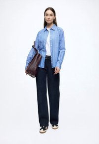 Marc O'Polo DENIM WOVEN BLOUSES, LSL - Bluza z gumbi - medium blue_multi_06