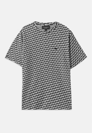 Emporio Armani T-shirt imprimé - white/blue
