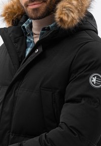 Ombre AND POCKETS  - Parkatakki - black