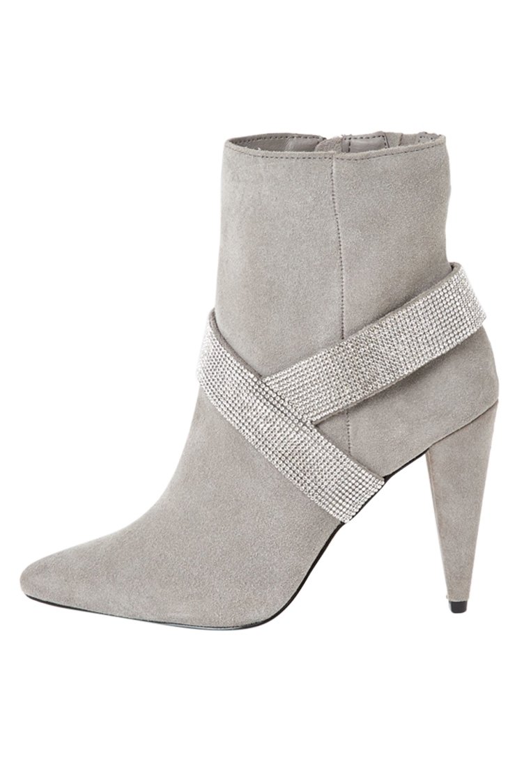 River Island High heeled ankle boots - grey - (Pre-owned  display picture 1