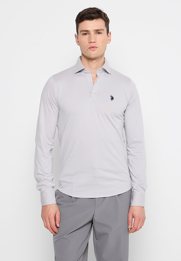 U.S. Polo Assn. Poloshirt lichtgrijs U.S. Polo Assn. Poloshirt lichtgrijs