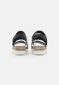 Gabor Plateausandalette - silber/stone/schwarz