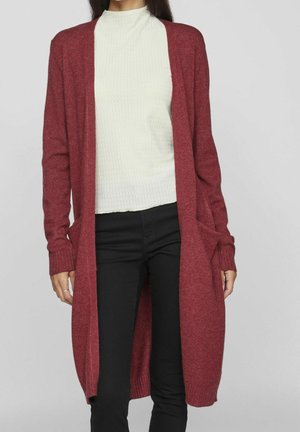 Chaqueta de punto - dark red