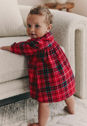 Next, REGULAR FIT  - Shirt dress - red check