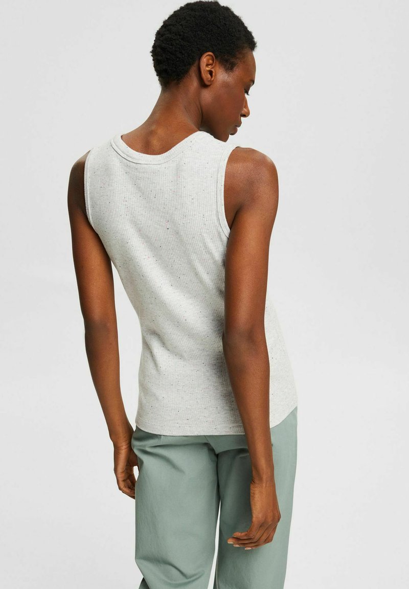 Damen T-Shirts | Esprit Top light grey/hellgrau - YE84688 Damen T-Shirts | Esprit Top light grey/hellgrau - YE84688