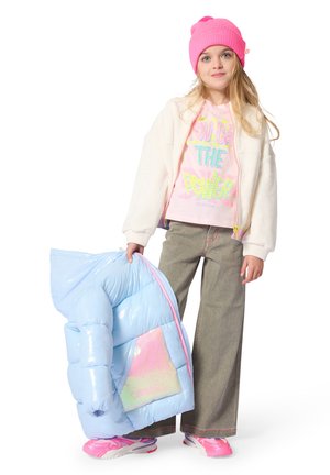 Billieblush, TROUSERS KID GIRL - Jean flare - forest green