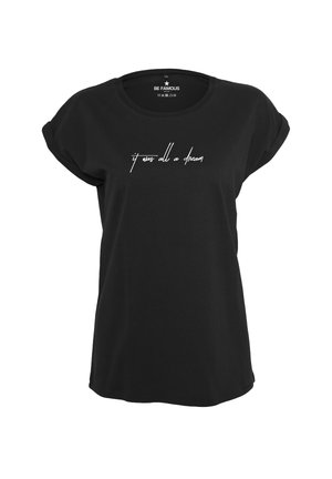 Print T-shirt - black