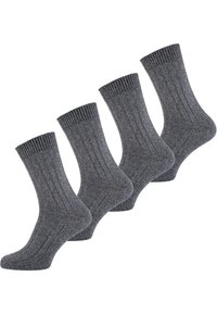 NUR DER 4 PACK WARME  - Socks - mittelgraumel