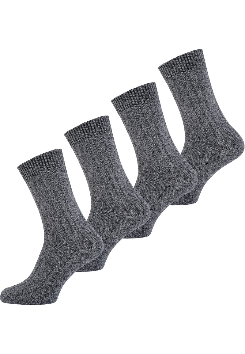 NUR DER 4 PACK WARME  - Socks - mittelgraumel