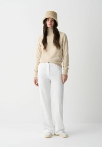 Colmar Originals MELANGE POLO-NECK - Strickpullover - sand