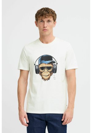 Blend BHJAVOR - Camiseta estampada - white abe