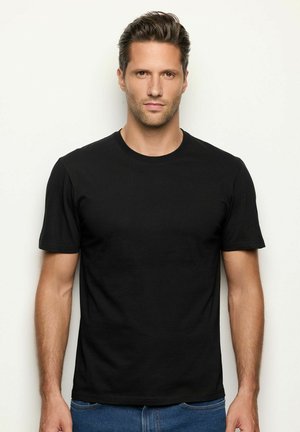 DAILY 3 MULTIPACK - T-Shirt basic - black (plain)