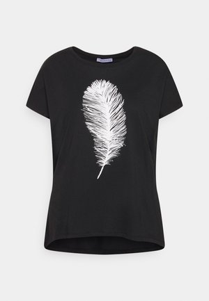 T-shirts med print - black