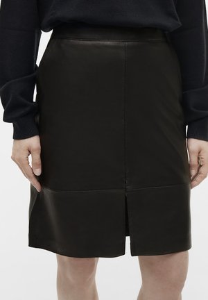 Gonna di pelle - Dark Brown