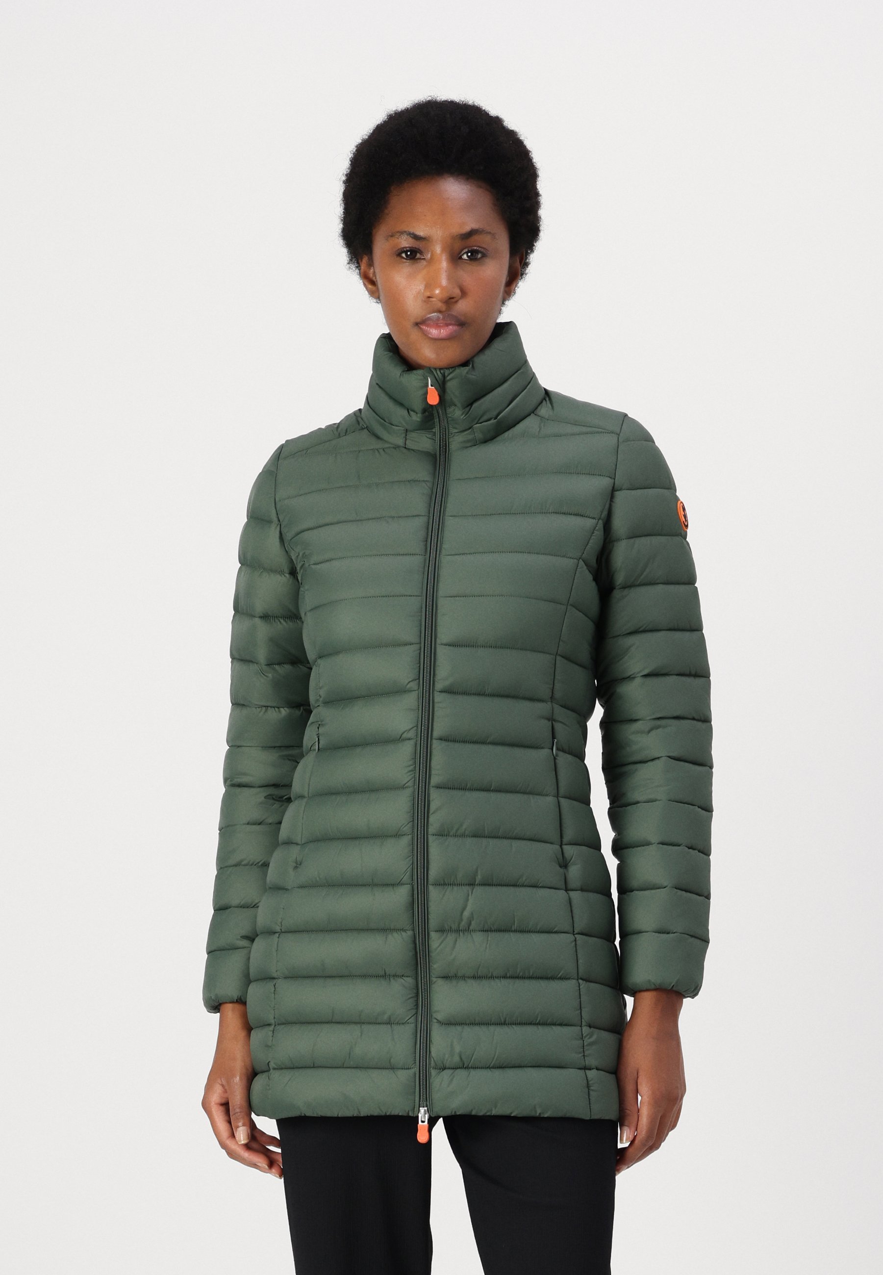 Winterjacke GrÃ¼ne Daunenjacke Damen Lang Mantel Grün Damen