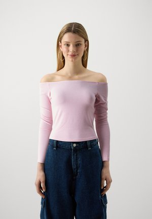 ONLBETH BOAT NECK - Topper langermet - bleached mauve