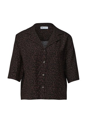 Street One, KURZARM BLUSE MIT BOWLING-KRAGEN - Chemisier - molten earth