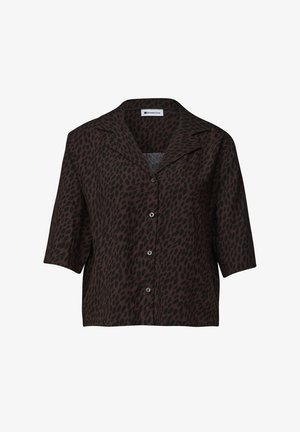 Street One, KURZARM BLUSE MIT BOWLING-KRAGEN - Chemisier - molten earth