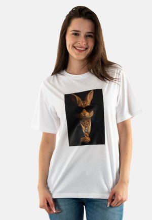 T501 - T-shirt con stampa - blanc
