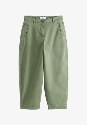 Next, CHINO BARREL LEG - Broek - khaki green