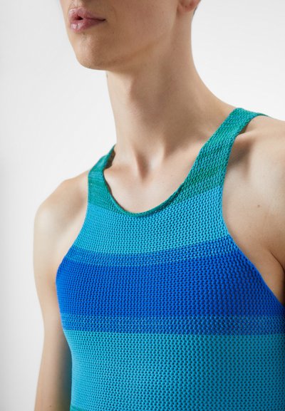 AGR HEALING ELASTIC TANK UNISEX - Μπλούζα - blue/yellow