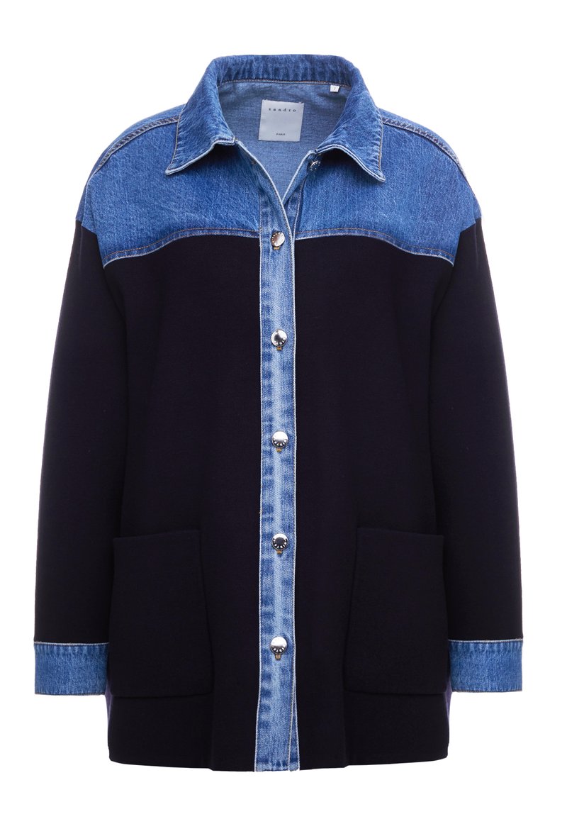 sandro Overhemdblouse donkerblauw