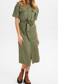 Nümph Abito a camicia - dark green