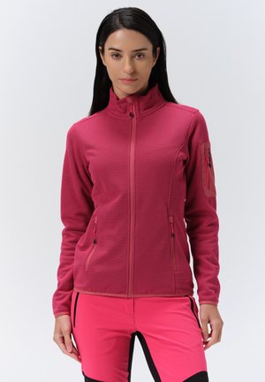 Icepeak BOWERSVILLE - Zip-up sweatshirt - himbeere