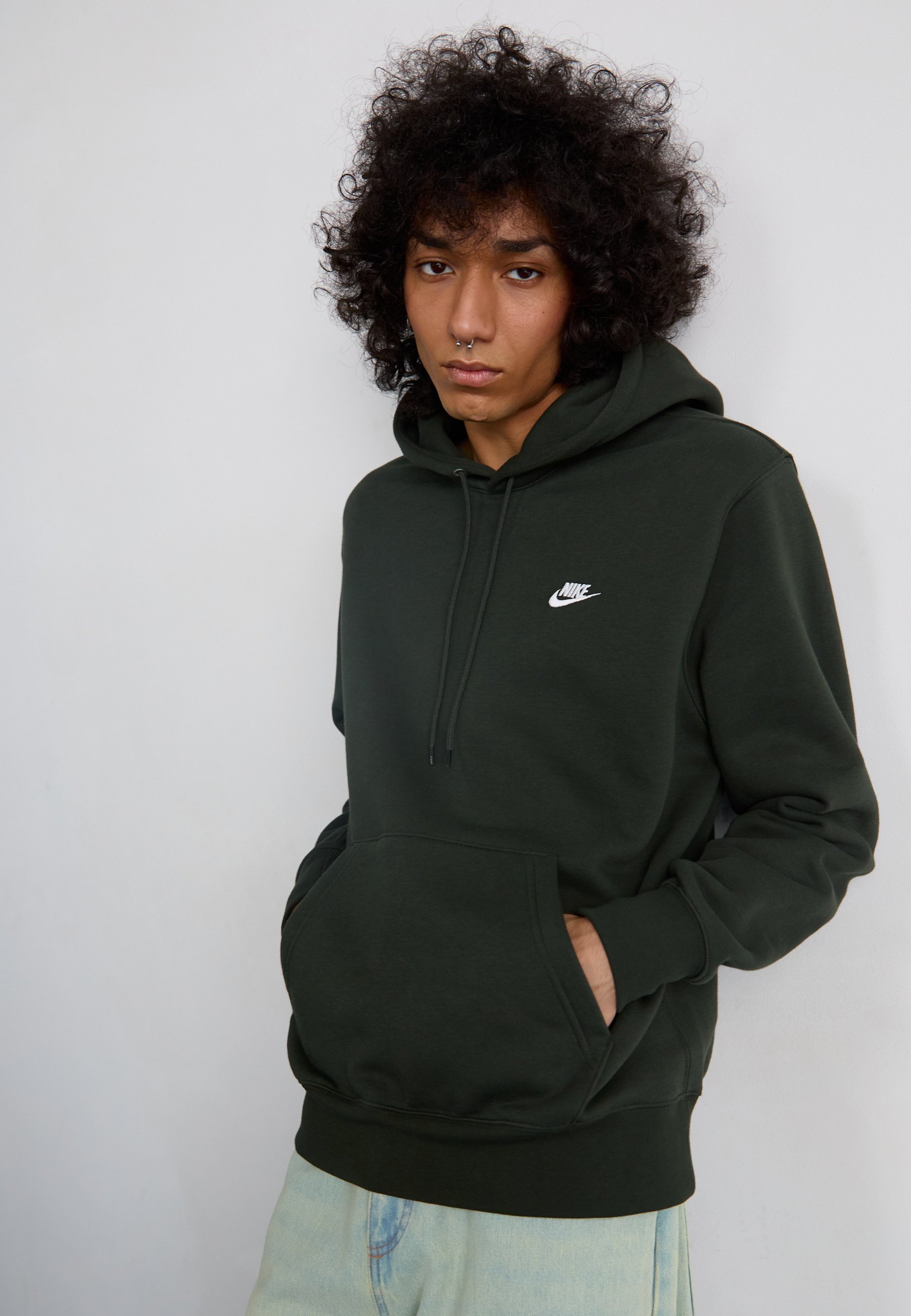 forest green hoodie nike