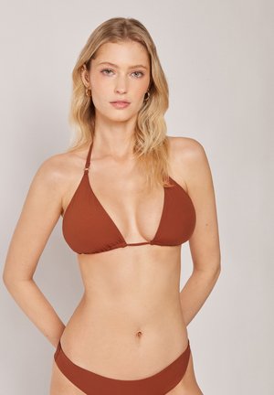 Calzedonia, PREMIUM FIT TRIANGLE - Bikini-Top - brown
