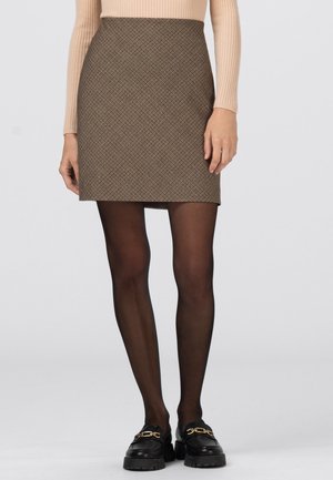 Áčková sukně - brown