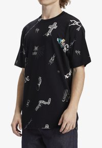DC Shoes Camiseta estampada - xkwb black scribble print