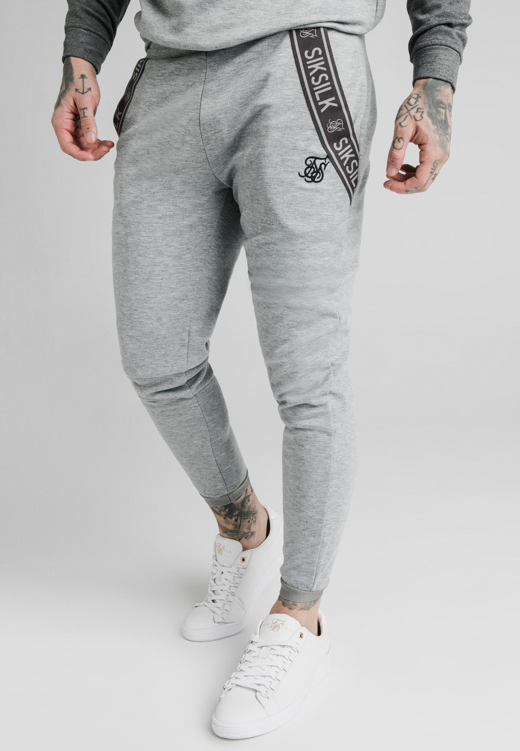TECH TRACK PANTS Joggebukse grey TECH TRACK PANTS Joggebukse grey