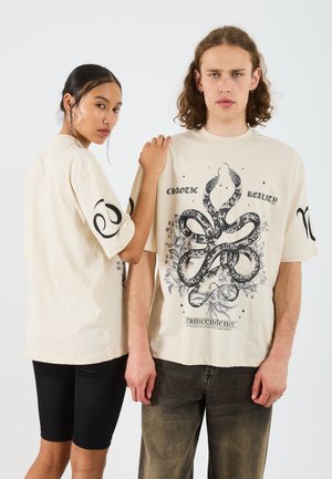 UNISEX - Printtipaita - tan