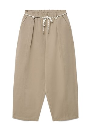 Calliope, PANTALONE LUNGO TINTA UNITA - Pantalon classique - fango