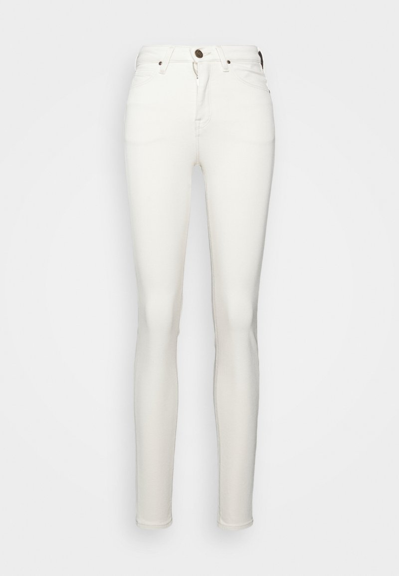 Lee SCARLETT HIGH - Calças de ganga de corte skinny - ecru