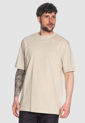 T-shirt con stampa - beige