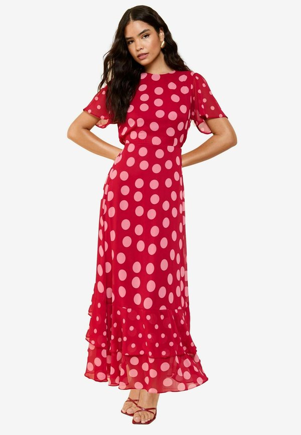 REGULAR FIT-SHORT SLEEVE TIERED  - Maxikleid