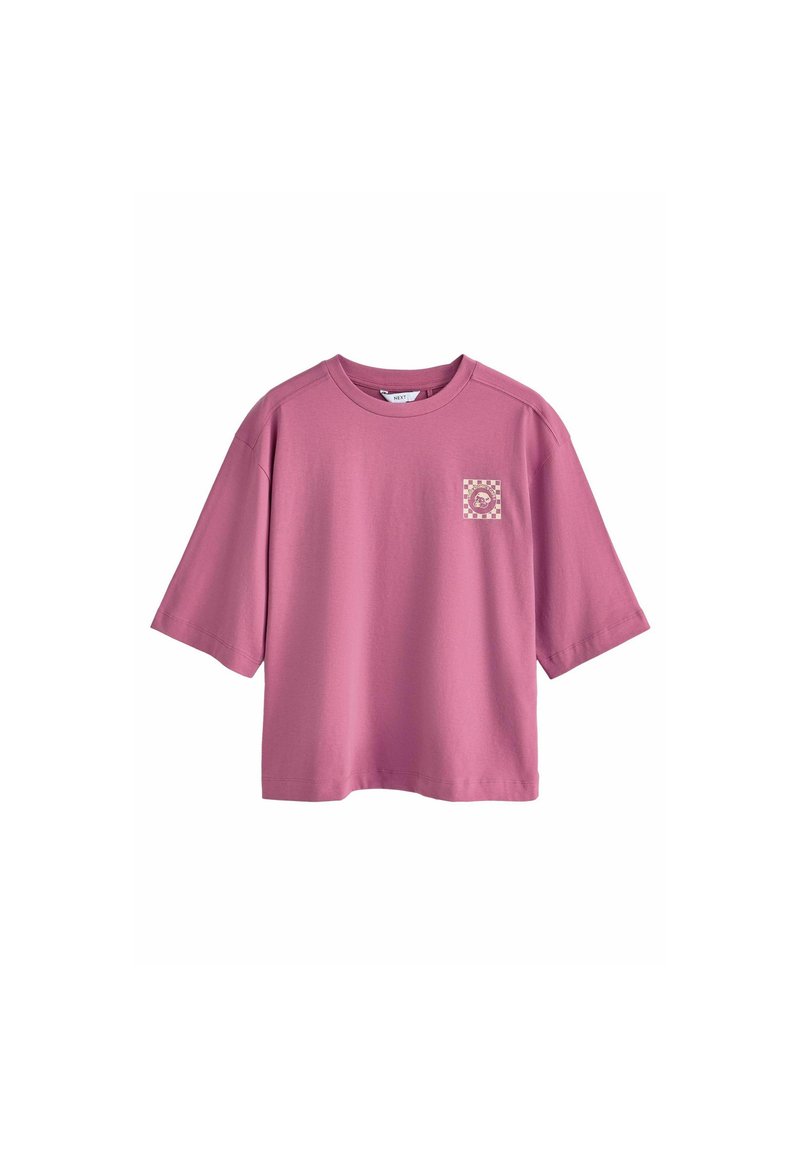 Next BOXY SHORT SLEEVE - T-shirts print - raspberry pink/pink - Zalando.dk