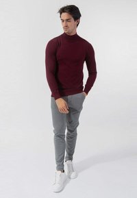 FRILIVIN FINE À COL CHEMINÉE   - Pullover - bordeaux