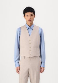 Isaac Dewhirst NOTCH SUIT THREE PIECE SLIM - Κοστούμι - mini pink