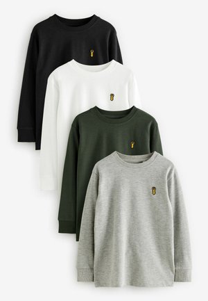 Next COSY 4 PACK - REGULAR FIT - Camiseta de manga larga - black white grey