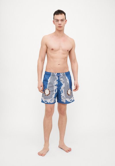 Versace SWIMWEAR - Short de bain - stone blue/dark grey