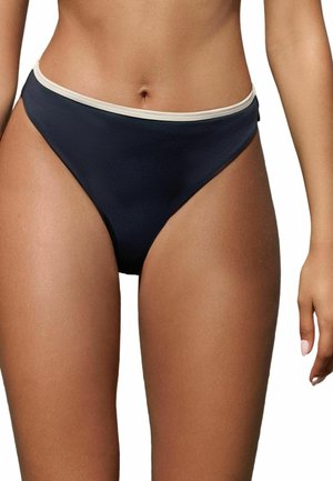REGULAR FIT - HIGH - Bikini-Hose - navy tipped