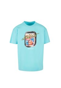 Upscale by Mister Tee COMPTON EMB Print T-shirt berylblue/blue